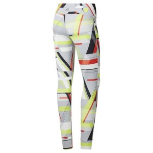 Reebok Lux Bold Tights Damen - Grau - DE 183-VKC